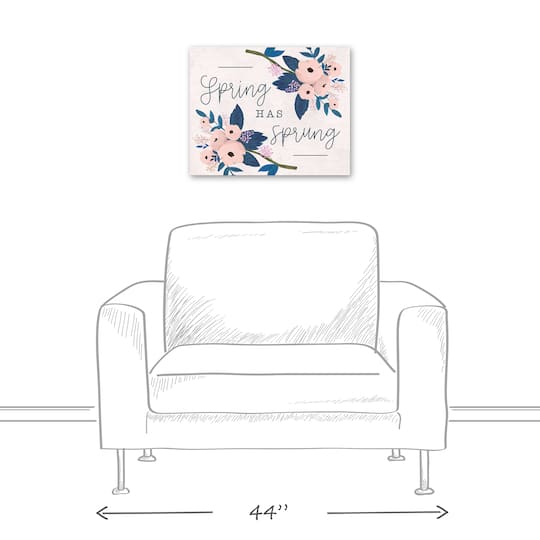 Spring Sprung Stems 16" x 20" Canvas Wall Art